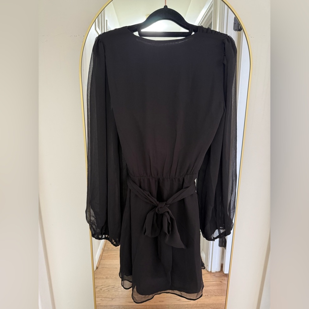 Express Black Long Sleeve Dress